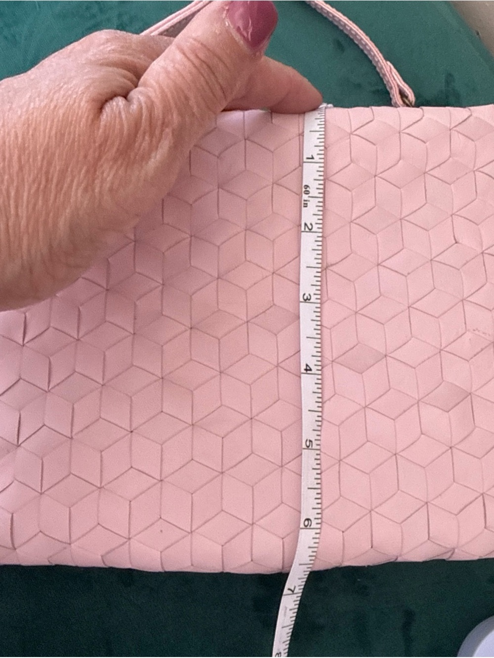 Madewell Woven Pale Pink Crossbody Bag - Picture 9 of 9